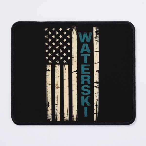 Item preview, Water Ski USA Flag Waterskiing Waterskier Watersports designed and sold by banbopbii.