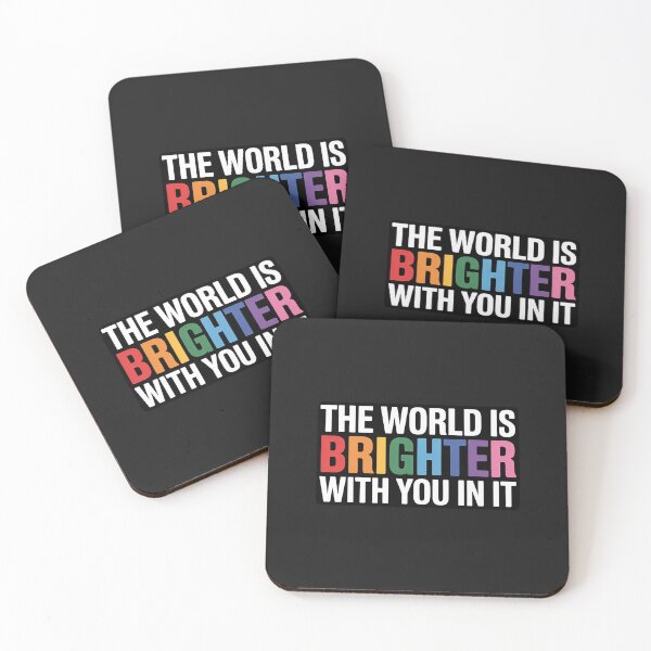 Item preview, The World Is Brighter With You In It Funny Mental Health Premium designed and sold by Bstilablhot.