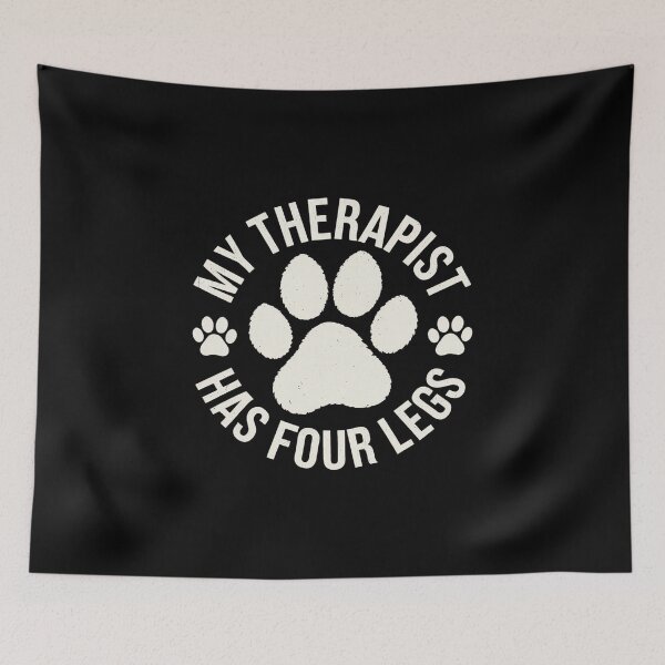 Item preview, My Therapist Has Four Legs, Dog Lover, Pet Owner Service designed and sold by repconomArt.