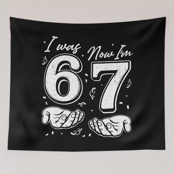 Item preview, I Was 6 Now I'M 7 Year Old Birthday 67 Six Seven Bday designed and sold by guiceltsaxe3.