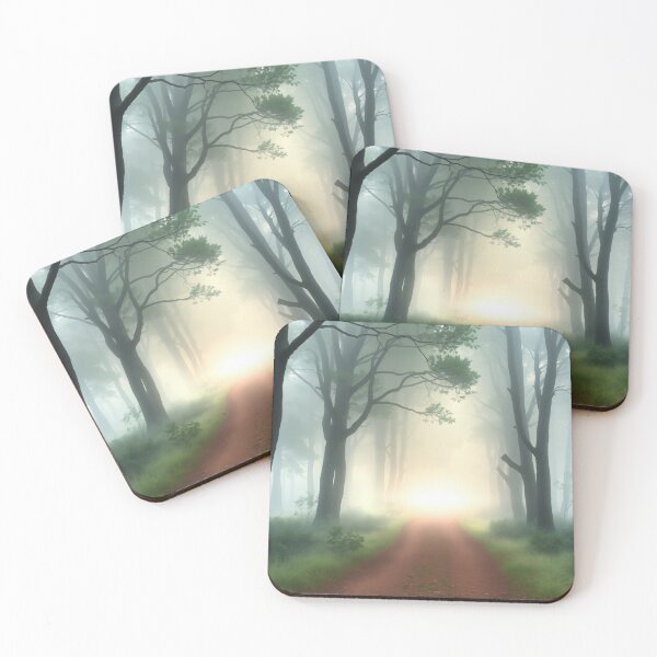 Item preview, Misty Autumn Walk designed and sold by MooDigitalArt.