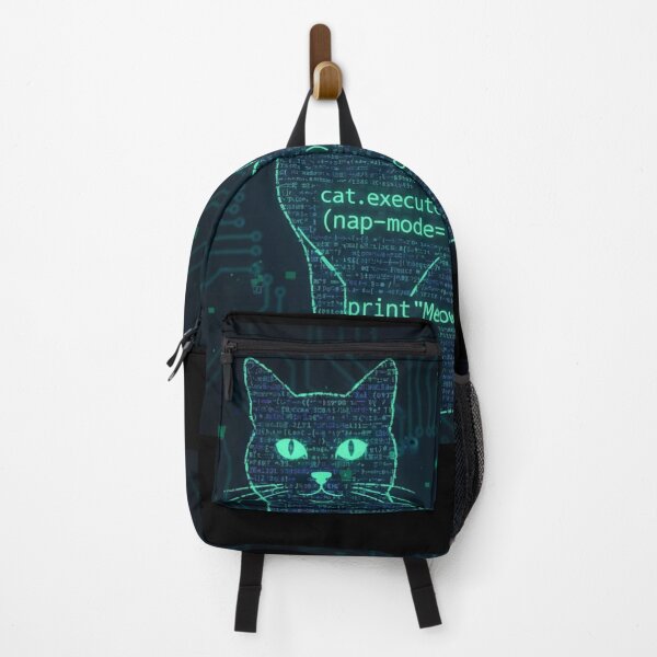 Item preview, Code-Style Cat - Python Programming Meow World ASCII Art designed and sold by Pixel & Beyond.