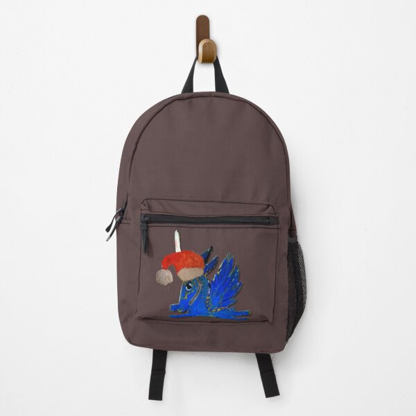 Item preview, Cute Blue Flying Horse Christmas Pegasus in Santa Hat Illustration designed and sold by NataliaFlaherty.