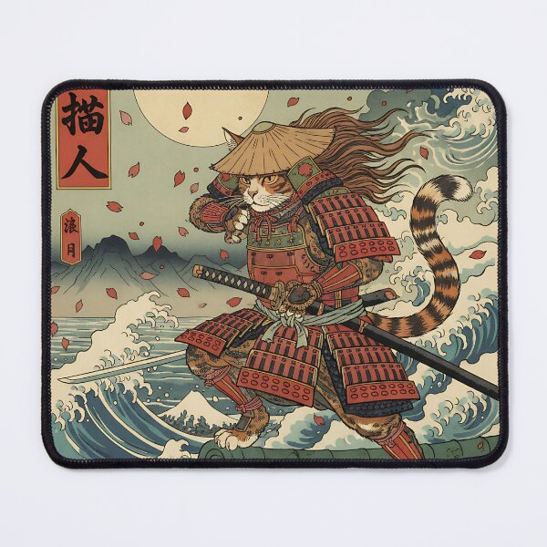 Item preview, Ronin Cat Samurai designed and sold by iwzzuel.