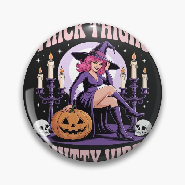 Item preview, Thick Thighs And Smutty Vibes Halloween Witches designed and sold by Bstilablhot.