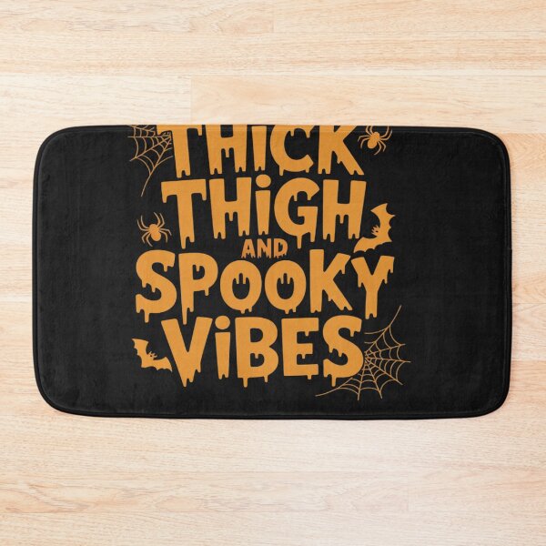 Item preview, Thick Thighs And Spooky Vibes Halloween Women Girls on back designed and sold by Bstilablhot.