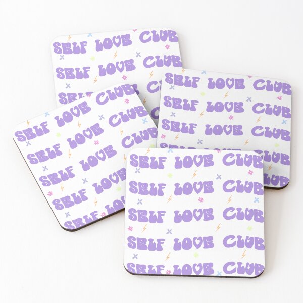 Item preview, Self Love Club – Cute Pastel Affirmation Pattern designed and sold by Randomundi.