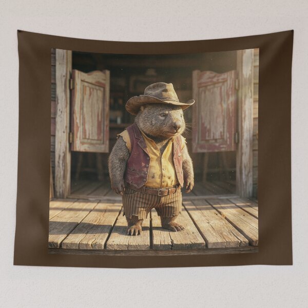 Item preview, The Wombat Who Tamed the Wild West designed and sold by Tridentulus.