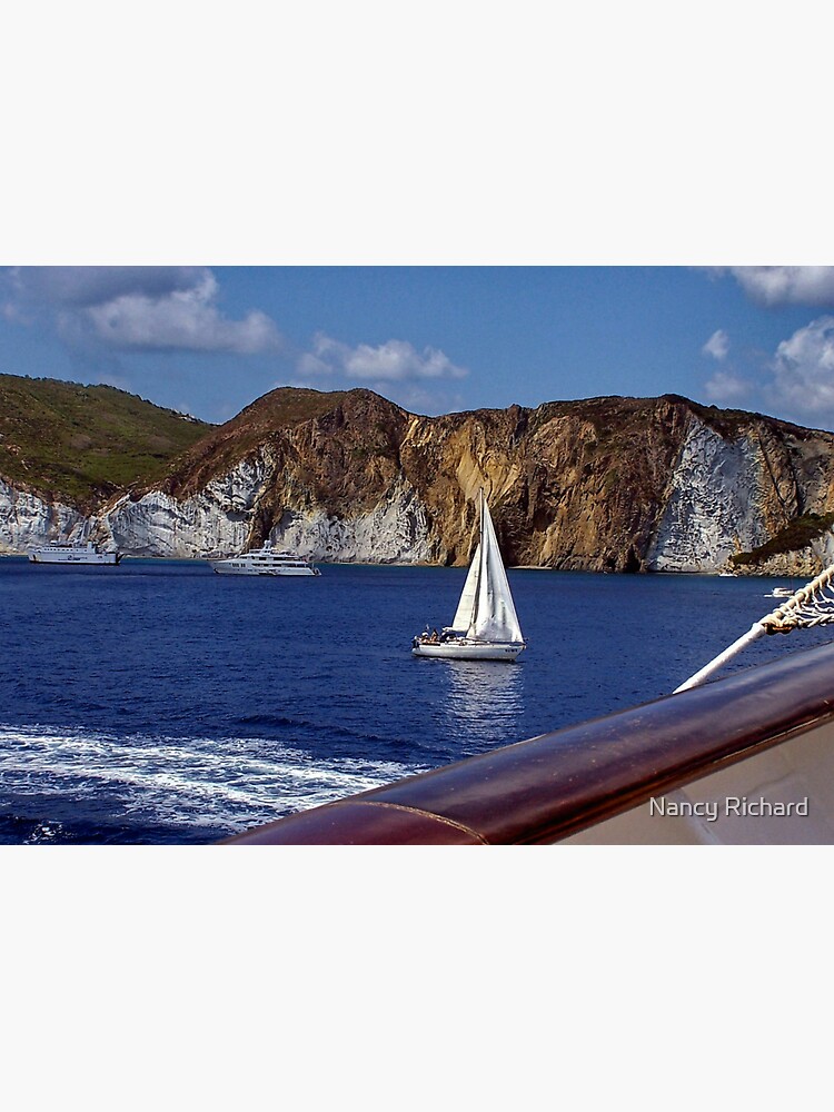 Thumbnail 3 of 3, Sticker, Sails off the port side ! designed and sold by Kksgram.