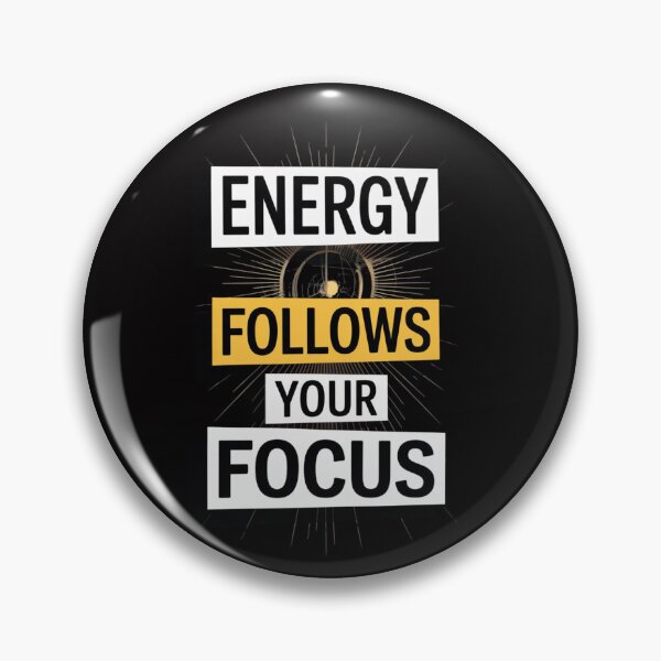 Item preview, Energy Follows Your Focus – Success Motivation ver. 3 designed and sold by Your Inner Axis.