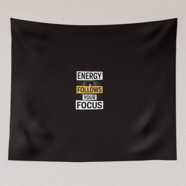 Item preview, Energy Follows Your Focus – Success Motivation ver. 3 designed and sold by The Breathtaking You.