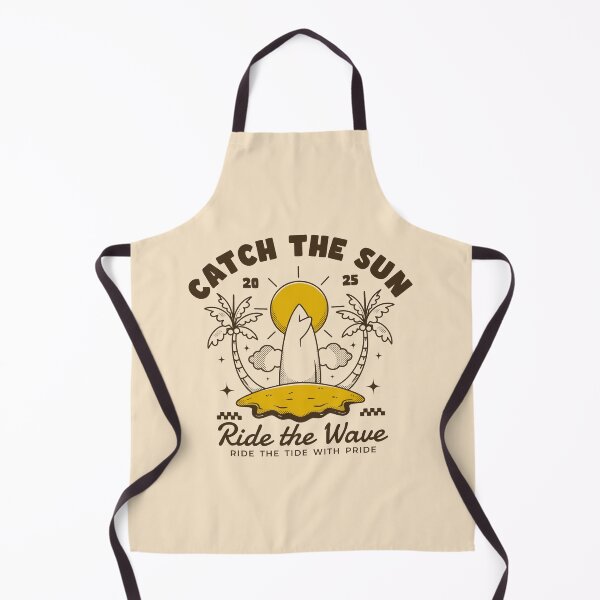 Item preview, Catch the Sun Ride the Wave Retro Surf Sunset Illustration designed and sold by adipra.