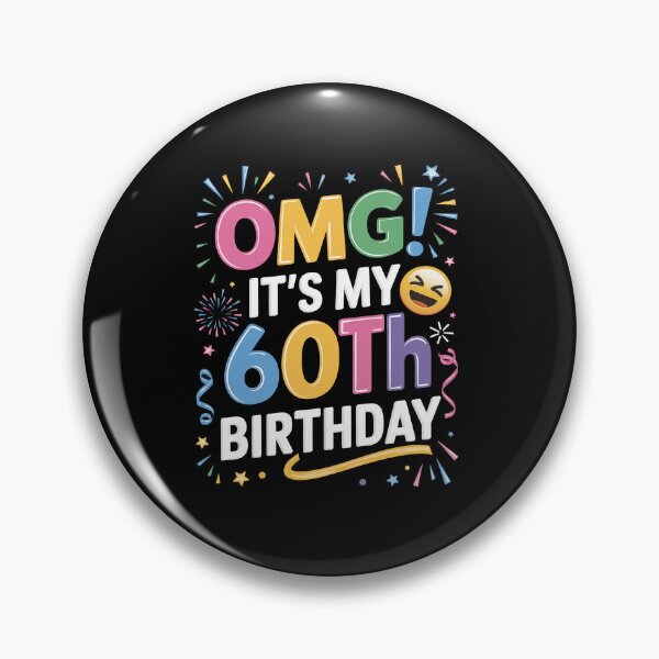 Item preview, OMG! It's My 60th Birthday Gift for 60 Years Old Birthday designed and sold by repconomArt.
