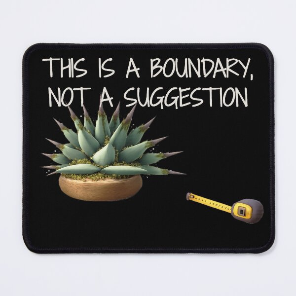 Item preview, ⚠️PLANTIFA COLLECTION⚠️ – 004A – ✨ This Is a Boundary, Not a Suggestion ✨ - light for darker backgrounds designed and sold by WheelieGdArt.