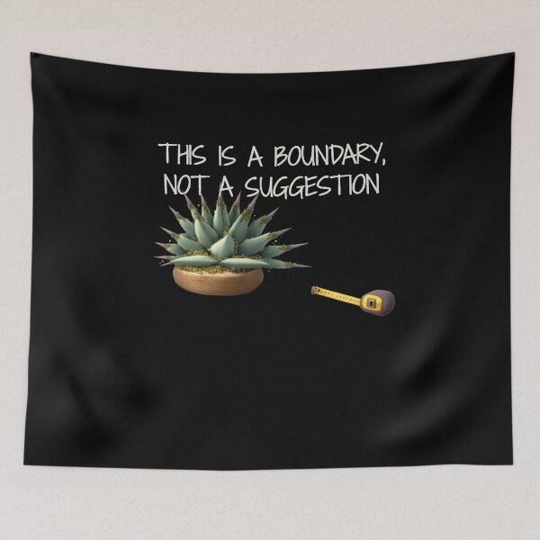 Item preview, ⚠️PLANTIFA COLLECTION⚠️ – 004A – ✨ This Is a Boundary, Not a Suggestion ✨ - light for darker backgrounds designed and sold by WheelieGdArt.