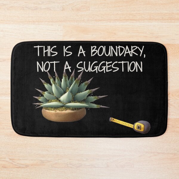 Item preview, ⚠️PLANTIFA COLLECTION⚠️ – 004A – ✨ This Is a Boundary, Not a Suggestion ✨ - light for darker backgrounds designed and sold by WheelieGdArt.