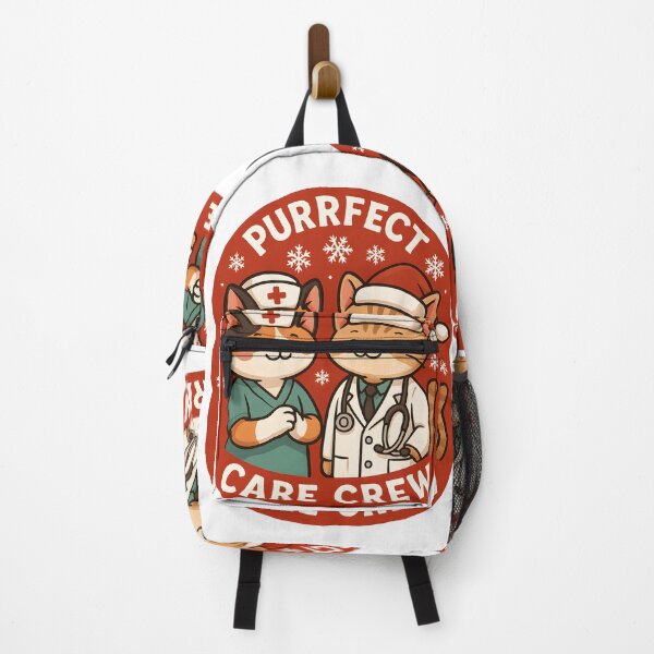 Item preview, Purrfect Care Crew – Cute Cat Nurse & Doctor Winter Medical Design designed and sold by ClinicalHubs.