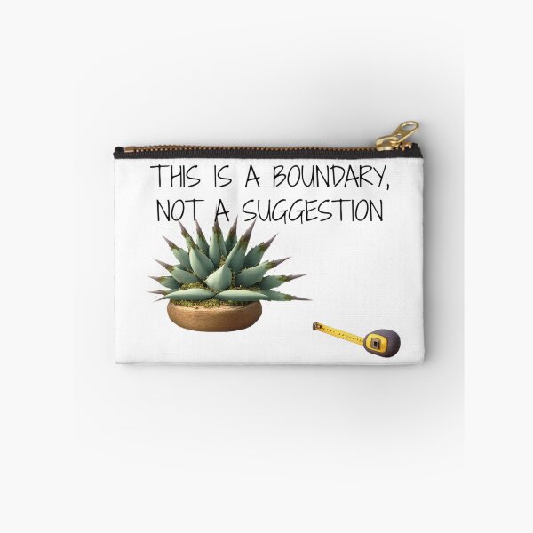Item preview, ⚠️PLANTIFA COLLECTION⚠️ – 004 – ✨ This Is a Boundary, Not a Suggestion ✨ - dark for lighter backgrounds designed and sold by WheelieGdArt.