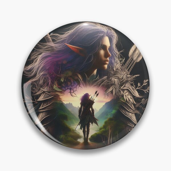 Item preview, Elf Archer of the Forest designed and sold by GalleryBrisArt.