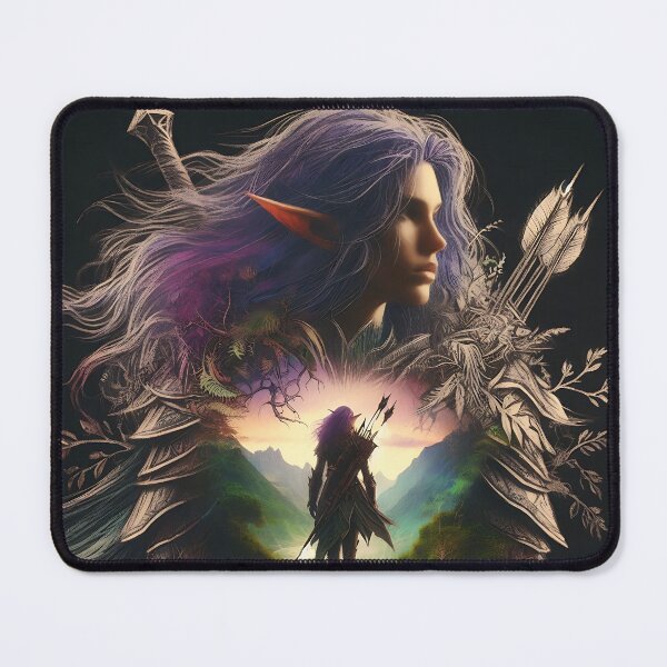 Item preview, Elf Archer of the Forest designed and sold by GalleryBrisArt.
