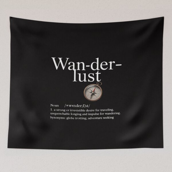 Item preview, Wanderlust Definition Adventure Seeking Traveler designed and sold by banbopbii.