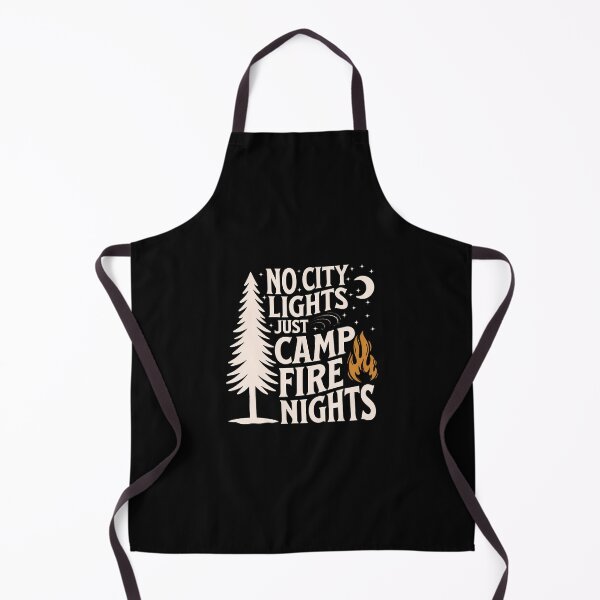Item preview, No City Lights Just Campfire Nights Camping designed and sold by RylynKaub86.