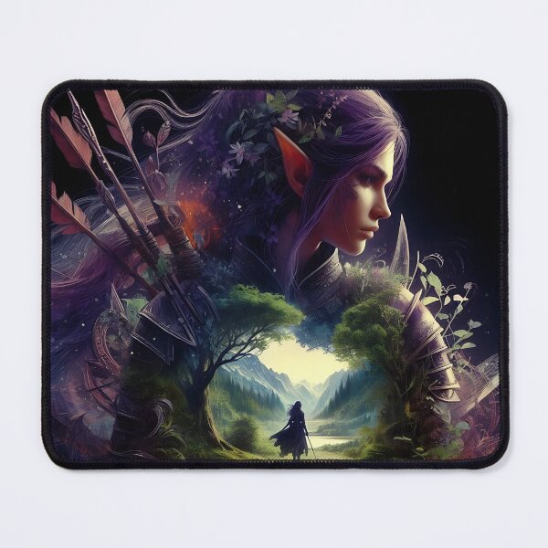 Item preview, Elf Archer of the Forest designed and sold by GalleryBrisArt.