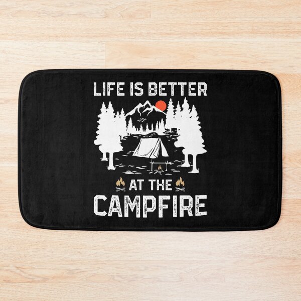 Item preview, Life Is Better At The Campfire Camper Forest Camp Camping designed and sold by LunaDangelo.