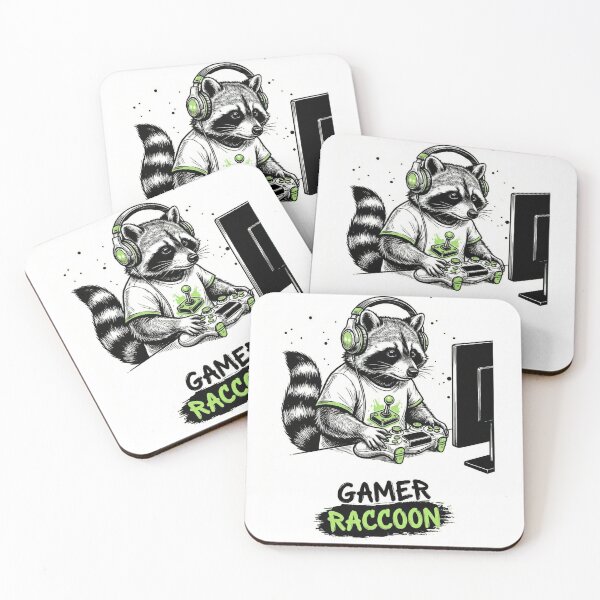 Item preview, Gamer Racoon designed and sold by Jetbrains.
