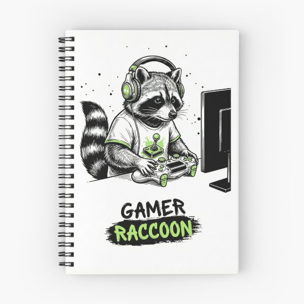Item preview, Gamer Racoon designed and sold by Jetbrains.