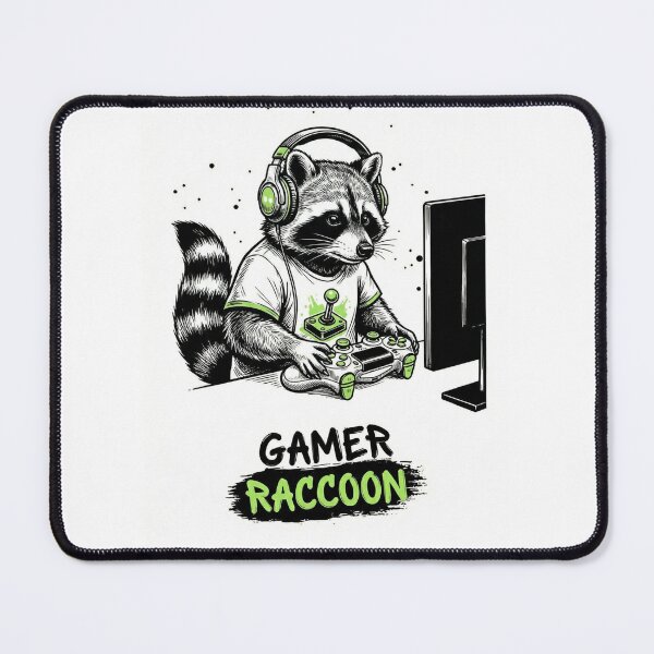 Item preview, Gamer Racoon designed and sold by Jetbrains.