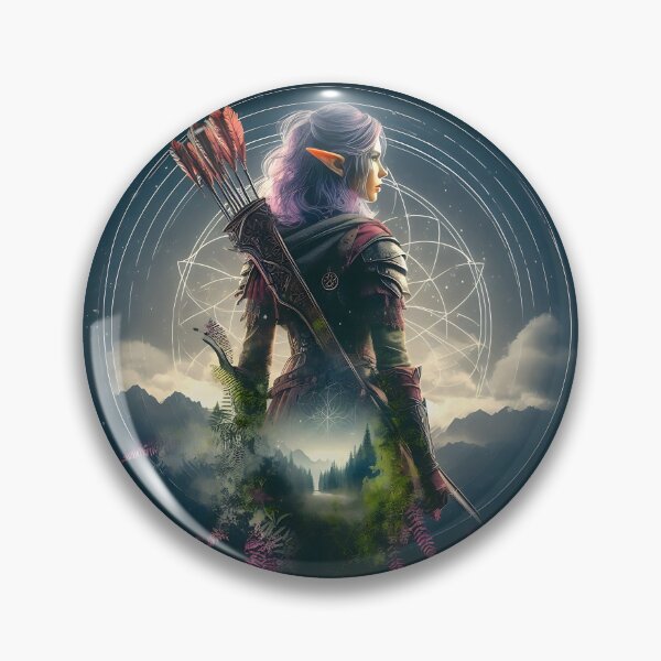 Item preview, Elf Archer of the Forest designed and sold by GalleryBrisArt.