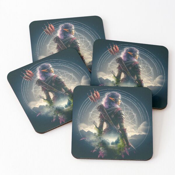 Item preview, Elf Archer of the Forest designed and sold by GalleryBrisArt.