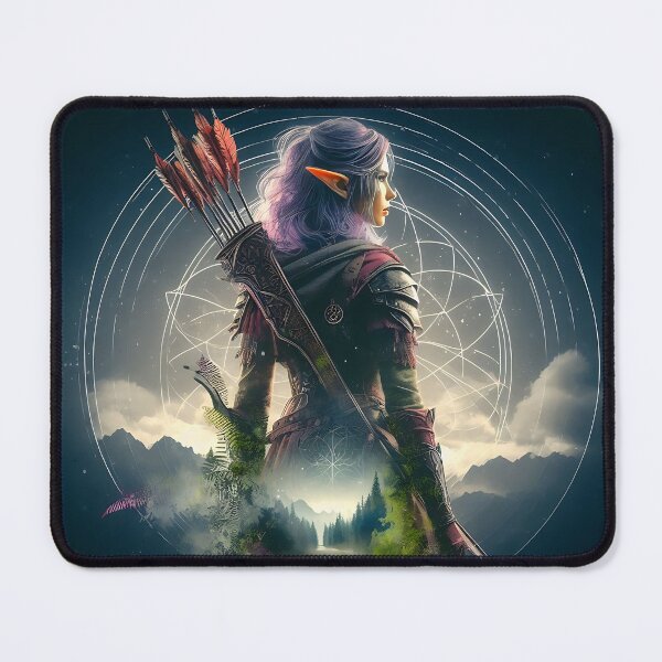 Item preview, Elf Archer of the Forest designed and sold by GalleryBrisArt.