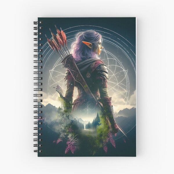 Item preview, Elf Archer of the Forest designed and sold by GalleryBrisArt.