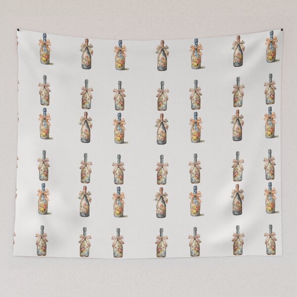 Item preview, Mini Floral celebration wine bottles pack designed and sold by MendaciousMina.