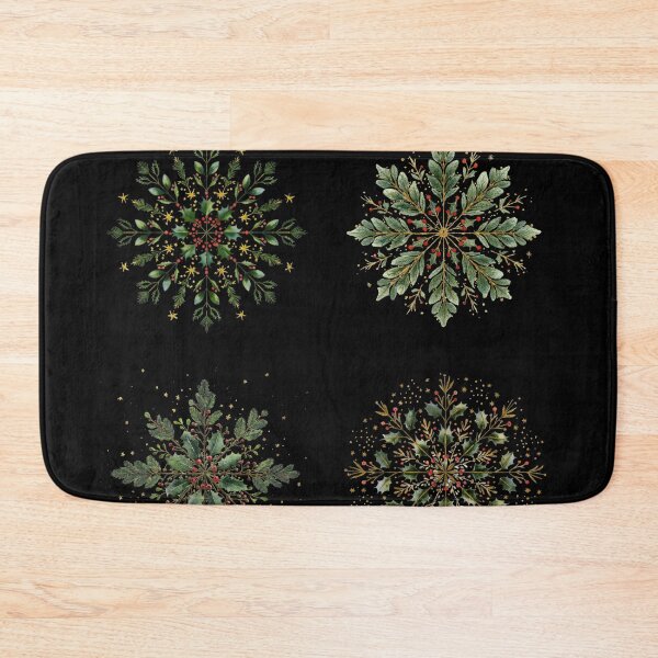 Item preview, Greenery snowflake pack designed and sold by MendaciousMina.