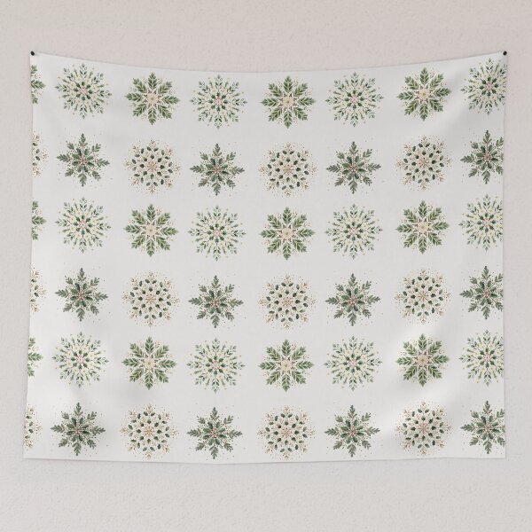 Item preview, Greenery snowflake pack designed and sold by MendaciousMina.