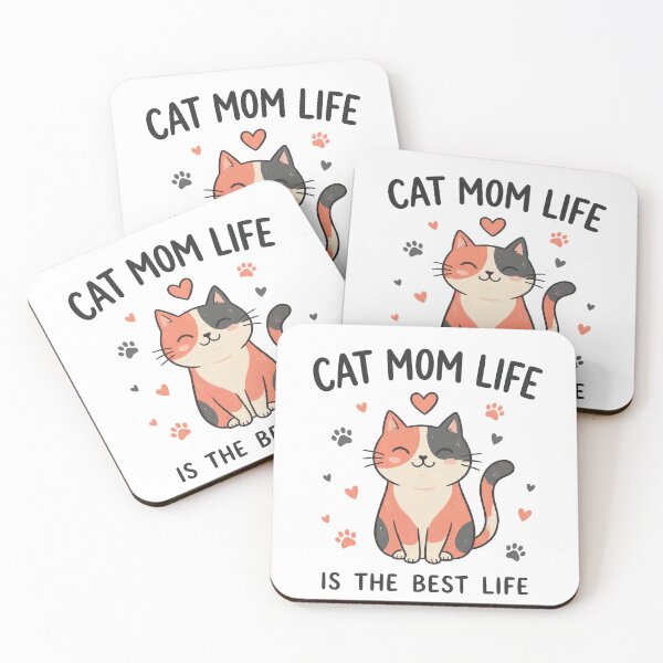 Item preview, Cute Cat Mom Life Shirt for Women, Best Cat Mom Ever  designed and sold by Quillway.
