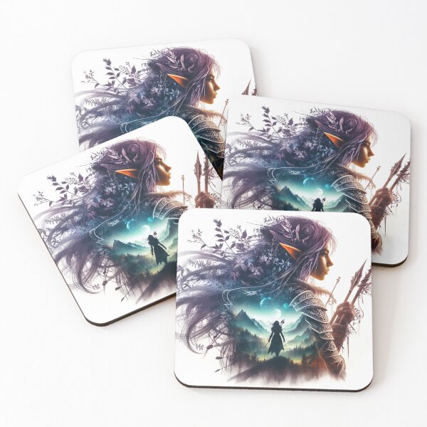 Item preview, Elf Archer of the Forest designed and sold by GalleryBrisArt.