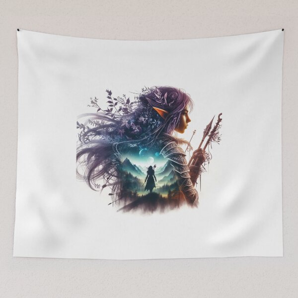 Item preview, Elf Archer of the Forest designed and sold by GalleryBrisArt.