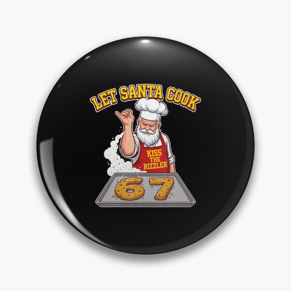 Item preview, Let Santa Cook Kiss The Rizzler 67 Funny Christmas Baking designed and sold by LunaDangelo.