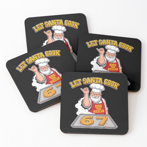 Item preview, Let Santa Cook Kiss The Rizzler 67 Funny Christmas Baking designed and sold by LunaDangelo.