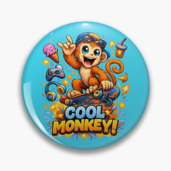 Item preview, Cool monkey designed and sold by JOSHUAWAYLAND.