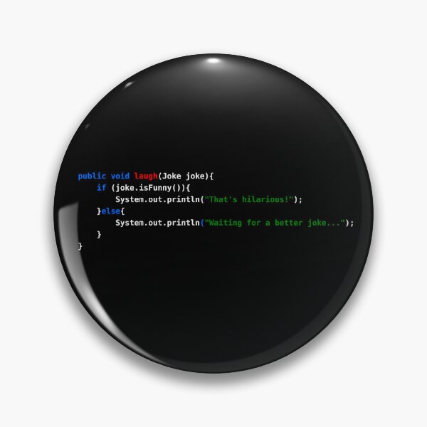 Item preview, Java Code Humor: Laugh or Wait for a Better Joke designed and sold by WayOutWorks.