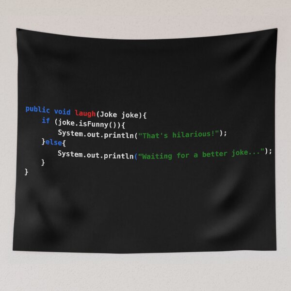 Artikelvorschau, Java-Code-Humor: Lachen oder auf einen besseren Witz warten? entworfen und verkauft von WayOutWorks.