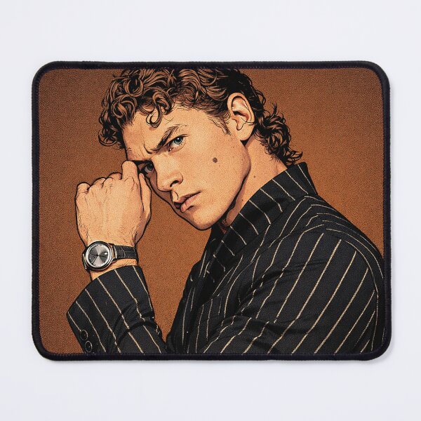 Item preview, Connor Storrie looking thoughtful (fan art) designed and sold by PopCultureAndStuff.