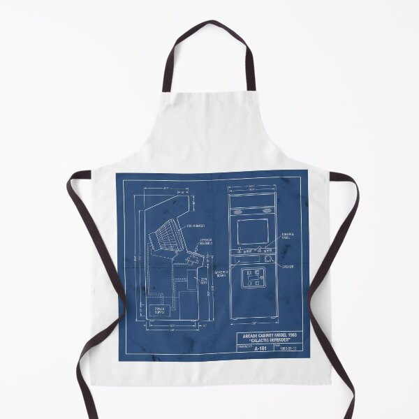 Item preview, Arcade Cabinet Blueprint - 1983 Retro Tech Schematic designed and sold by NextLevelThread.