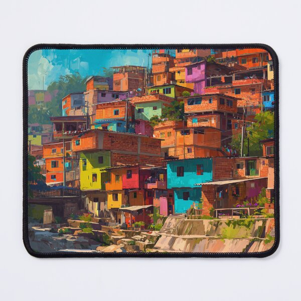 Item preview, Hills of Color, Heart of Medellín designed and sold by ArgentoArt.
