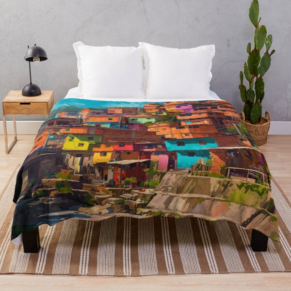 Item preview, Hills of Color, Heart of Medellín designed and sold by ArgentoArt.